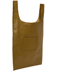 braune Shopper Tasche aus Leder von Jil Sander