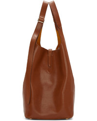 braune Shopper Tasche aus Leder von Nina Ricci