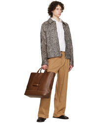 braune Shopper Tasche aus Leder von Coach 1941
