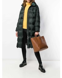 braune Shopper Tasche aus Leder von Prada