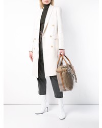 braune Shopper Tasche aus Leder von Brunello Cucinelli