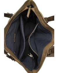 braune Shopper Tasche aus Leder von EMILY & NOAH