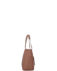 braune Shopper Tasche aus Leder von Fiorelli