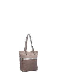 braune Shopper Tasche aus Leder von Gabor