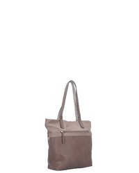 braune Shopper Tasche aus Leder von Gabor