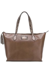 braune Shopper Tasche aus Leder von Hogan