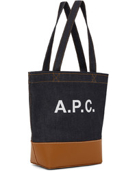 braune Shopper Tasche aus Leder von A.P.C.