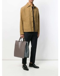 braune Shopper Tasche aus Leder von Bottega Veneta