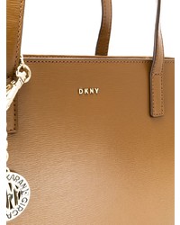 braune Shopper Tasche aus Leder von DKNY