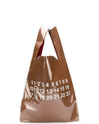 braune Shopper Tasche aus Leder von Maison Margiela