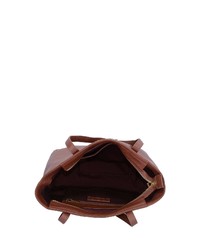 braune Shopper Tasche aus Leder von Marc O'Polo