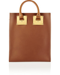 braune Shopper Tasche aus Leder von Sophie Hulme