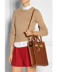 braune Shopper Tasche aus Leder von Sophie Hulme