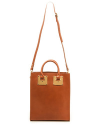 braune Shopper Tasche aus Leder von Sophie Hulme