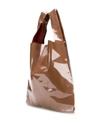 braune Shopper Tasche aus Leder von Maison Margiela