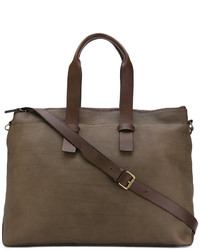 braune Shopper Tasche aus Leder von Officine Creative