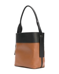 braune Shopper Tasche aus Leder von Prada