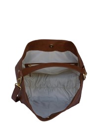 braune Shopper Tasche aus Leder von SILVIO TOSSI