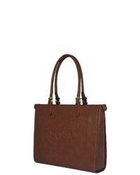 braune Shopper Tasche aus Leder von SILVIO TOSSI