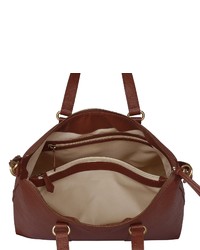 braune Shopper Tasche aus Leder von SILVIO TOSSI