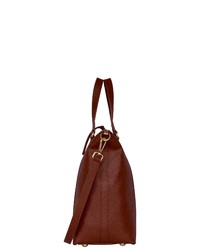 braune Shopper Tasche aus Leder von SILVIO TOSSI