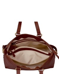 braune Shopper Tasche aus Leder von SILVIO TOSSI