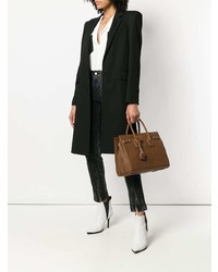 braune Shopper Tasche aus Leder von Saint Laurent