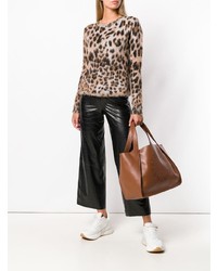 braune Shopper Tasche aus Leder von Stella McCartney