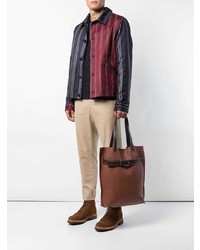 braune Shopper Tasche aus Leder von Loewe