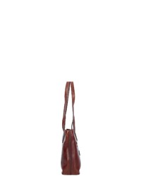 braune Shopper Tasche aus Leder von The Bridge