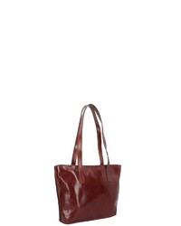 braune Shopper Tasche aus Leder von The Bridge