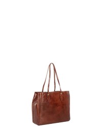 braune Shopper Tasche aus Leder von The Bridge