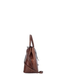 braune Shopper Tasche aus Leder von The Bridge