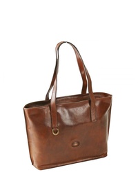 braune Shopper Tasche aus Leder von The Bridge