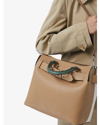 braune Shopper Tasche aus Leder von Burberry