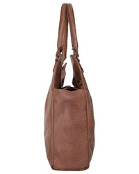 braune Shopper Tasche aus Leder von WOUWOU