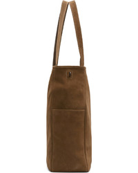 braune Shopper Tasche aus Wildleder von Alexander McQueen