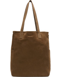 braune Shopper Tasche aus Wildleder von Alexander McQueen