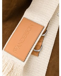 braune Shopper Tasche aus Wildleder von JW Anderson