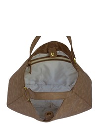 braune Shopper Tasche aus Wildleder von SILVIO TOSSI