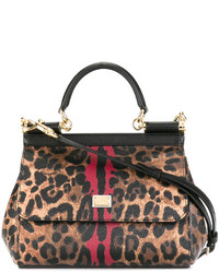 braune Shopper Tasche von Dolce & Gabbana