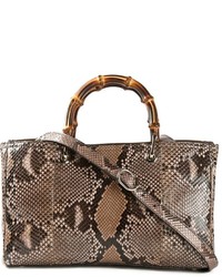 braune Shopper Tasche von Gucci