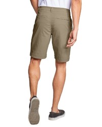 braune Shorts von Eddie Bauer