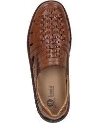 braune Slip-On Sneakers aus Leder von Bama