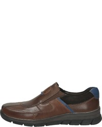 braune Slip-On Sneakers aus Leder von Bama