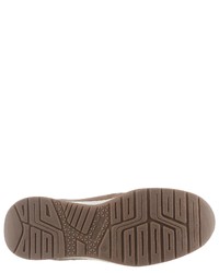 braune Slip-On Sneakers aus Leder von s.Oliver