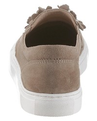 braune Slip-On Sneakers aus Wildleder von Betty Barclay Shoes