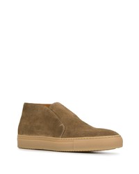 braune Slip-On Sneakers aus Wildleder von Doucal's