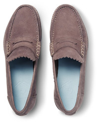 braune Slipper von Grenson