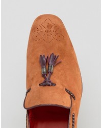 braune Slipper von Jeffery West